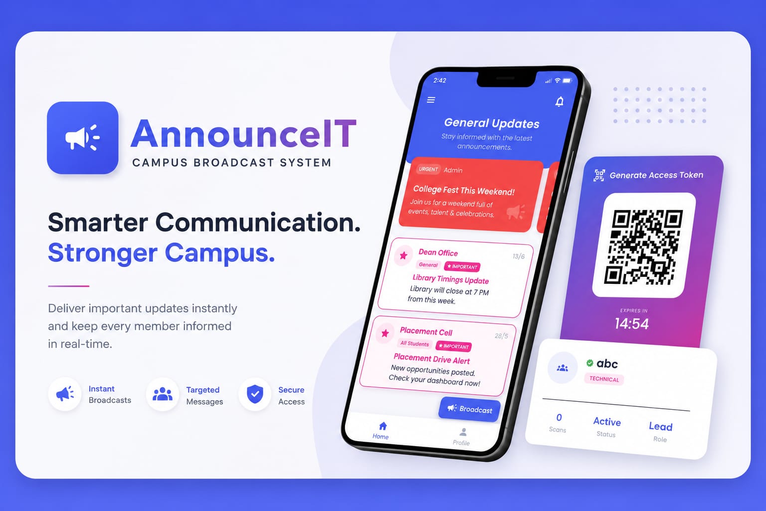 Message Brodcasting Application